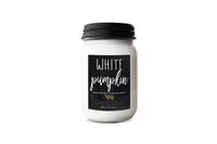 Milk House Mason Jar Candle White Pumpkin 13 oz