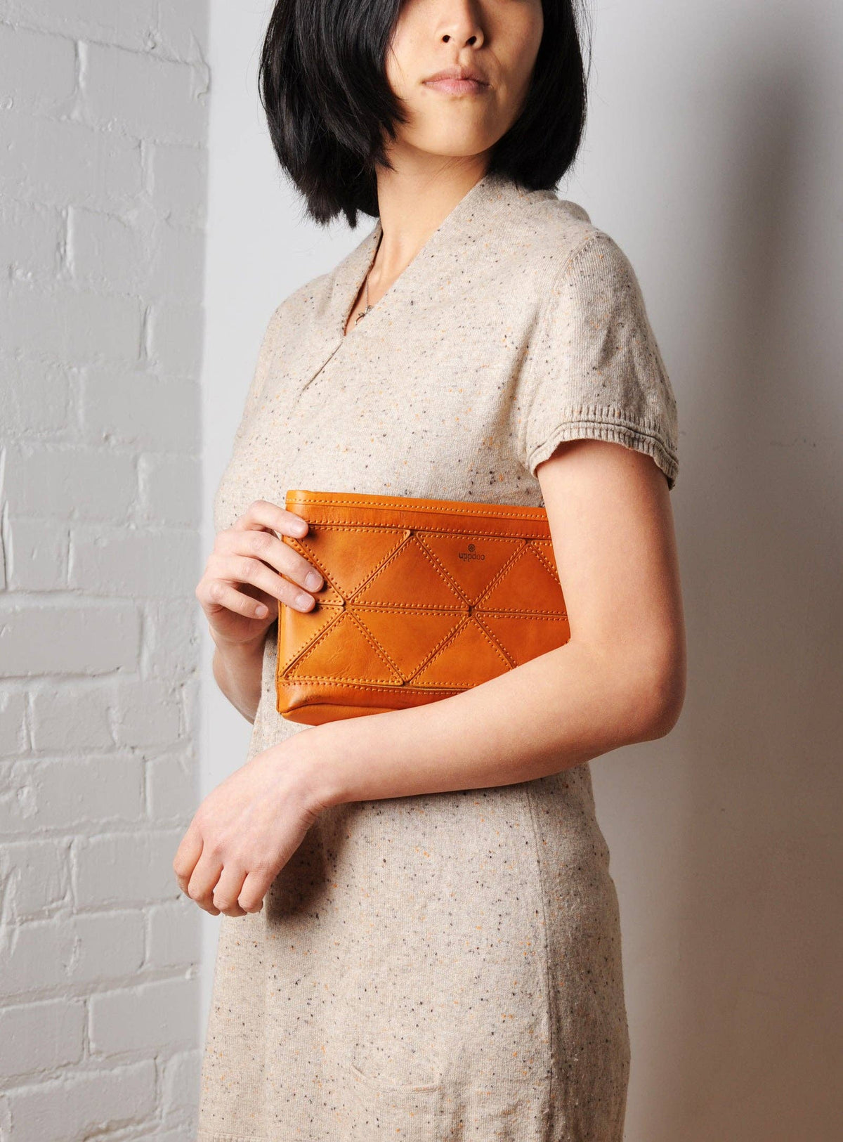 Uppdoo Origami Clutch / Crossbody Bag - Turmeric