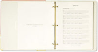 Kate Spade New York Blush Pink Bridal Wedding Planner Organizer Ring Binder, Miss to Mrs.