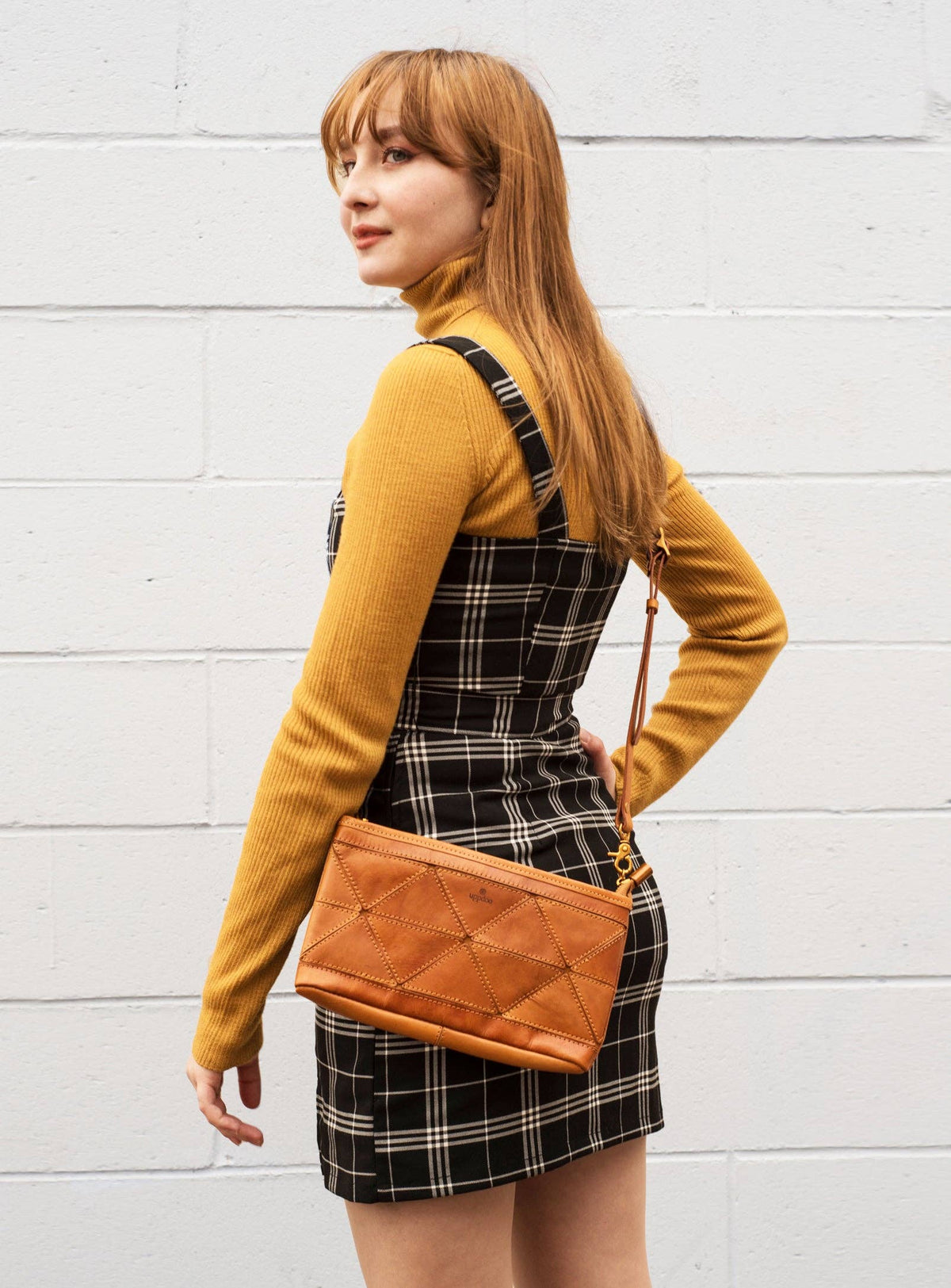 Uppdoo Origami Clutch / Crossbody Bag - Turmeric