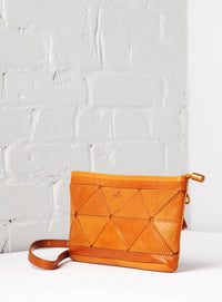Uppdoo Origami Clutch / Crossbody Bag - Turmeric