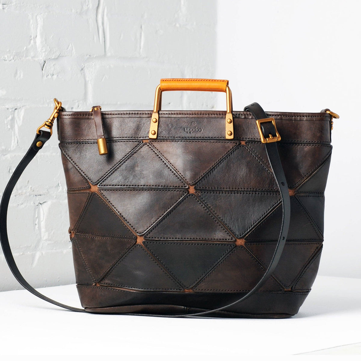 Uppdoo Origami Large Tote - Espresso
