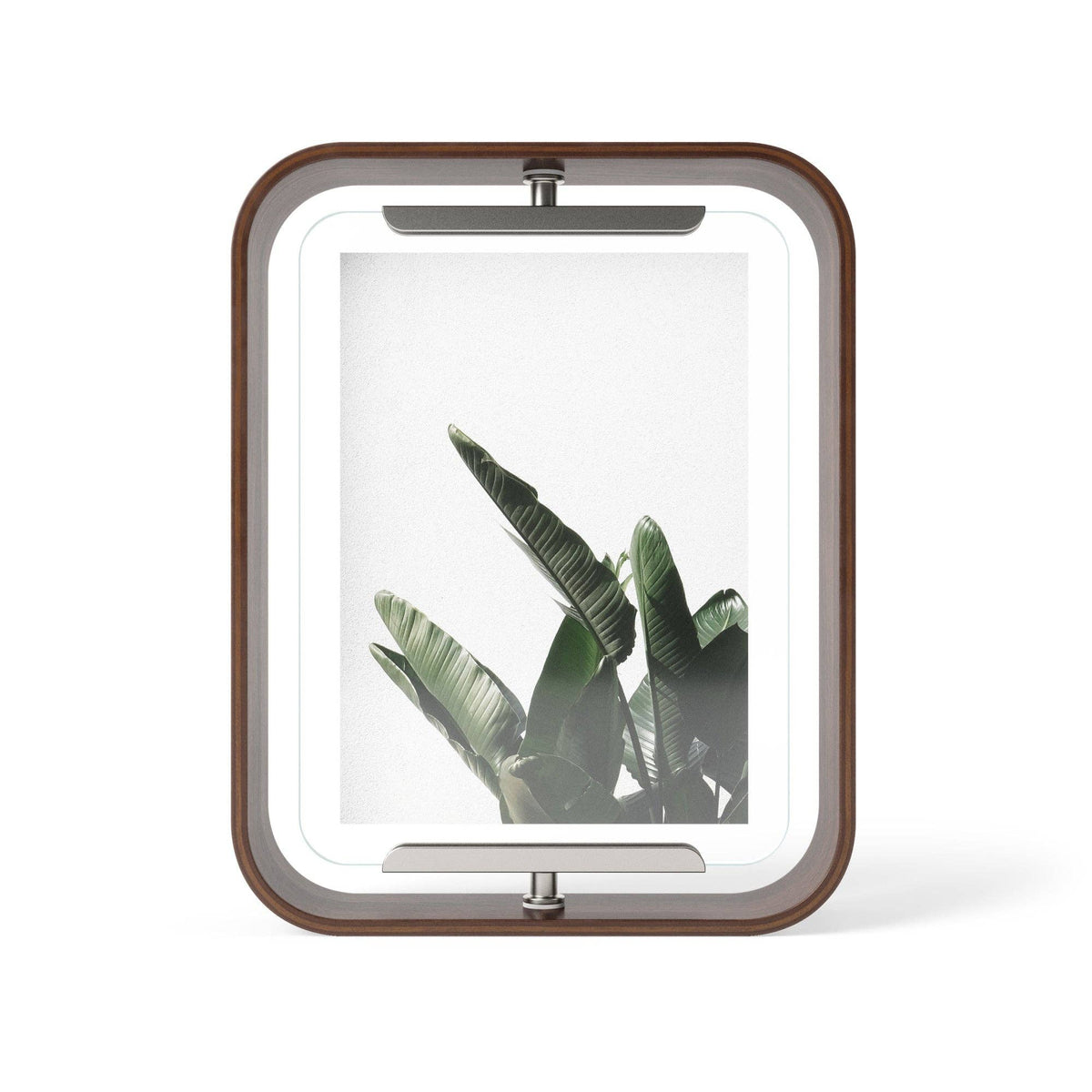 Umbra Bellwood Desk Frame Black , Aged Walnut