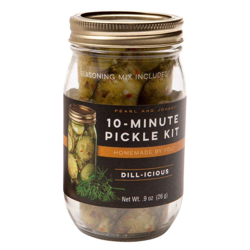 Pearl & Johnny 10-Minute Pickle Kit / Dill-icious, Fire & Spice, Sweet Dreams