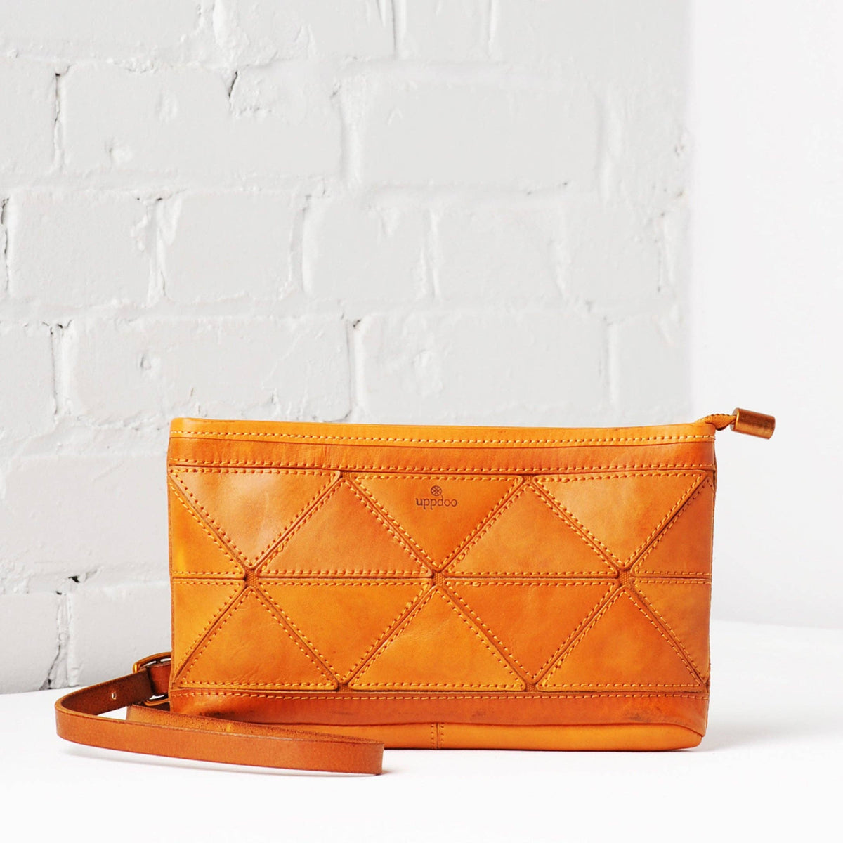 Uppdoo Origami Clutch / Crossbody Bag - Turmeric