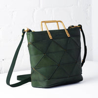 Uppdoo Origami Small Tote - Hunter Green