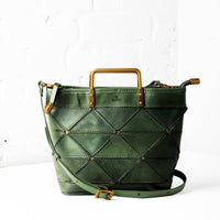 Uppdoo Origami Small Tote - Hunter Green