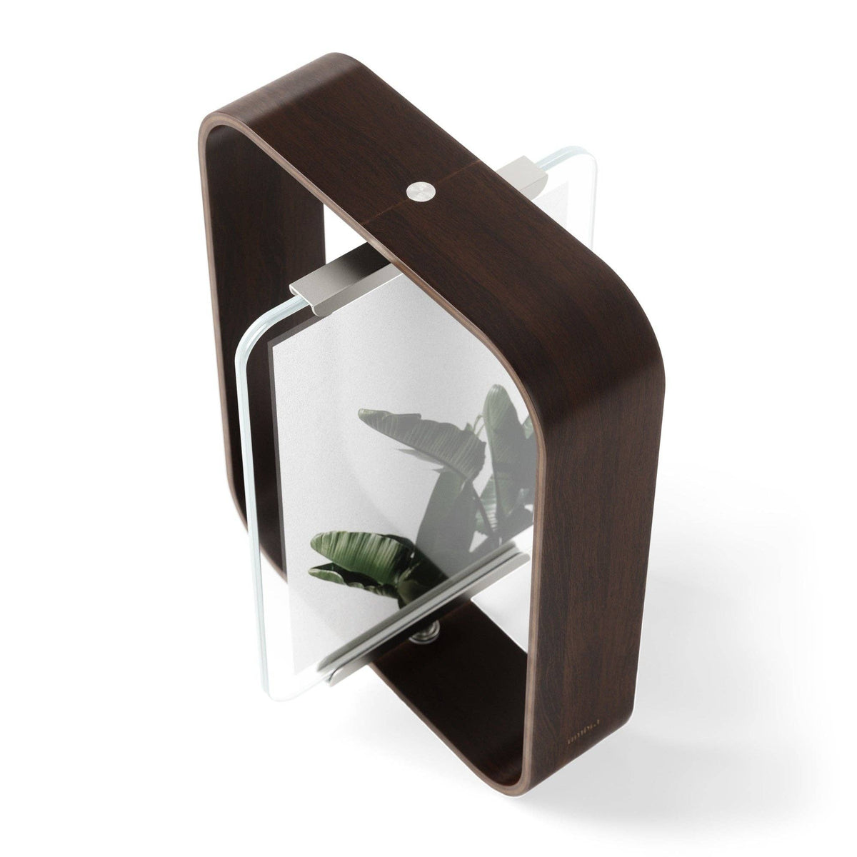 Umbra Bellwood Desk Frame Black , Aged Walnut