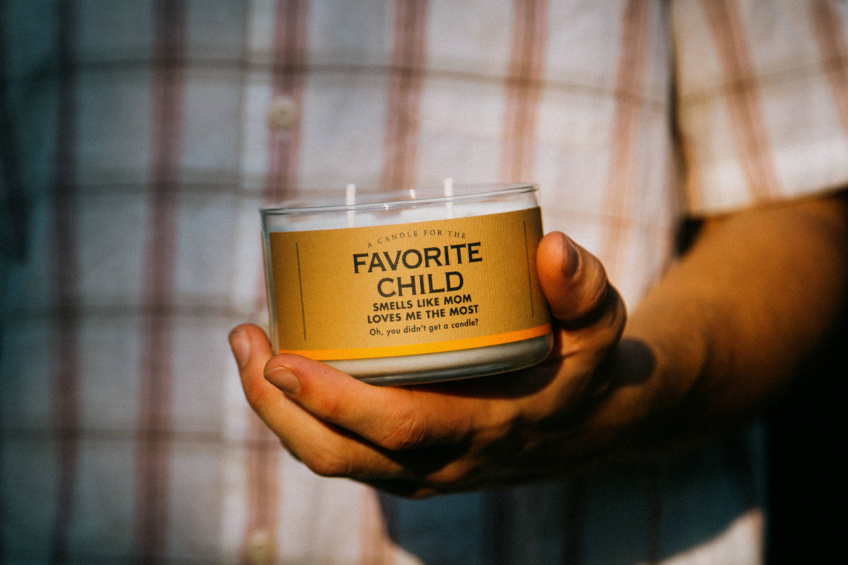 Whiskey River Soap Co. A Candle for the Favorite Child | Funny Candle