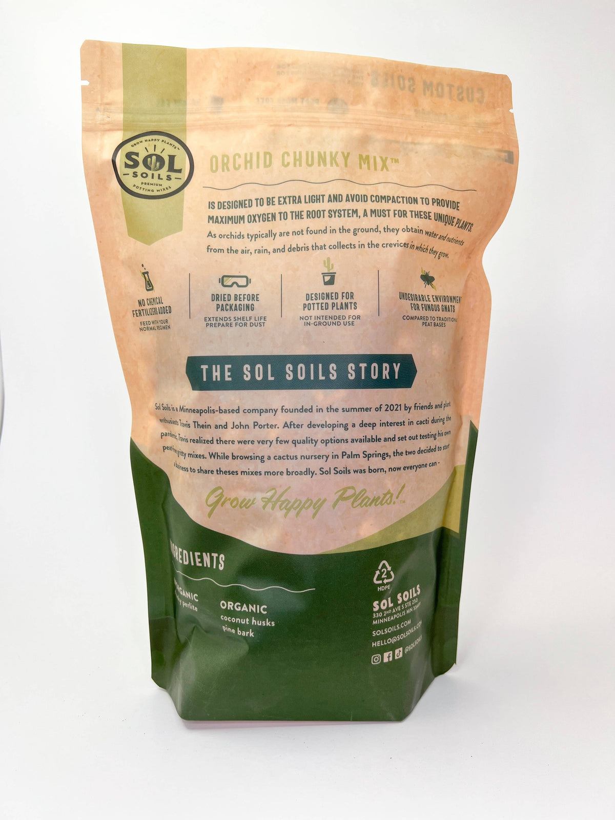 Sol Soil (2Qt) Orchid Chunky Mix