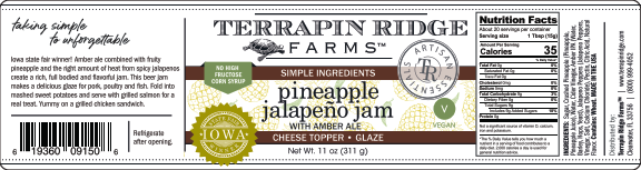 Terrapin Ridge Amber Ale Pineapple Jalapeno Jam