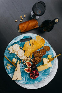 Resinware Australia Round Chopping Board - Black Swirl