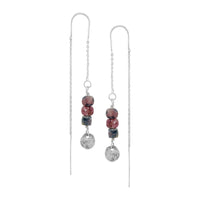 Silpada 'Tall Tales' Threader Natural Tourmaline Earring