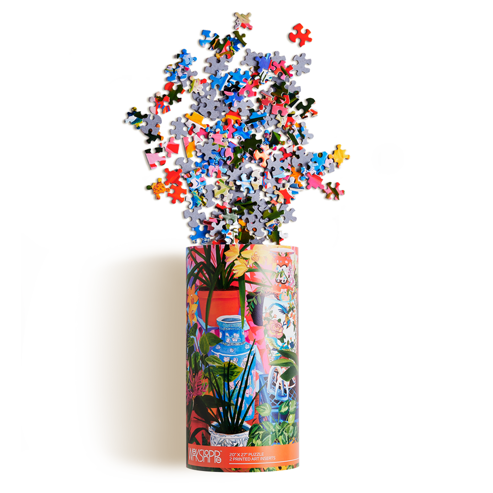 Werkshoppe Tropical Vases Puzzle by Anna Valdez