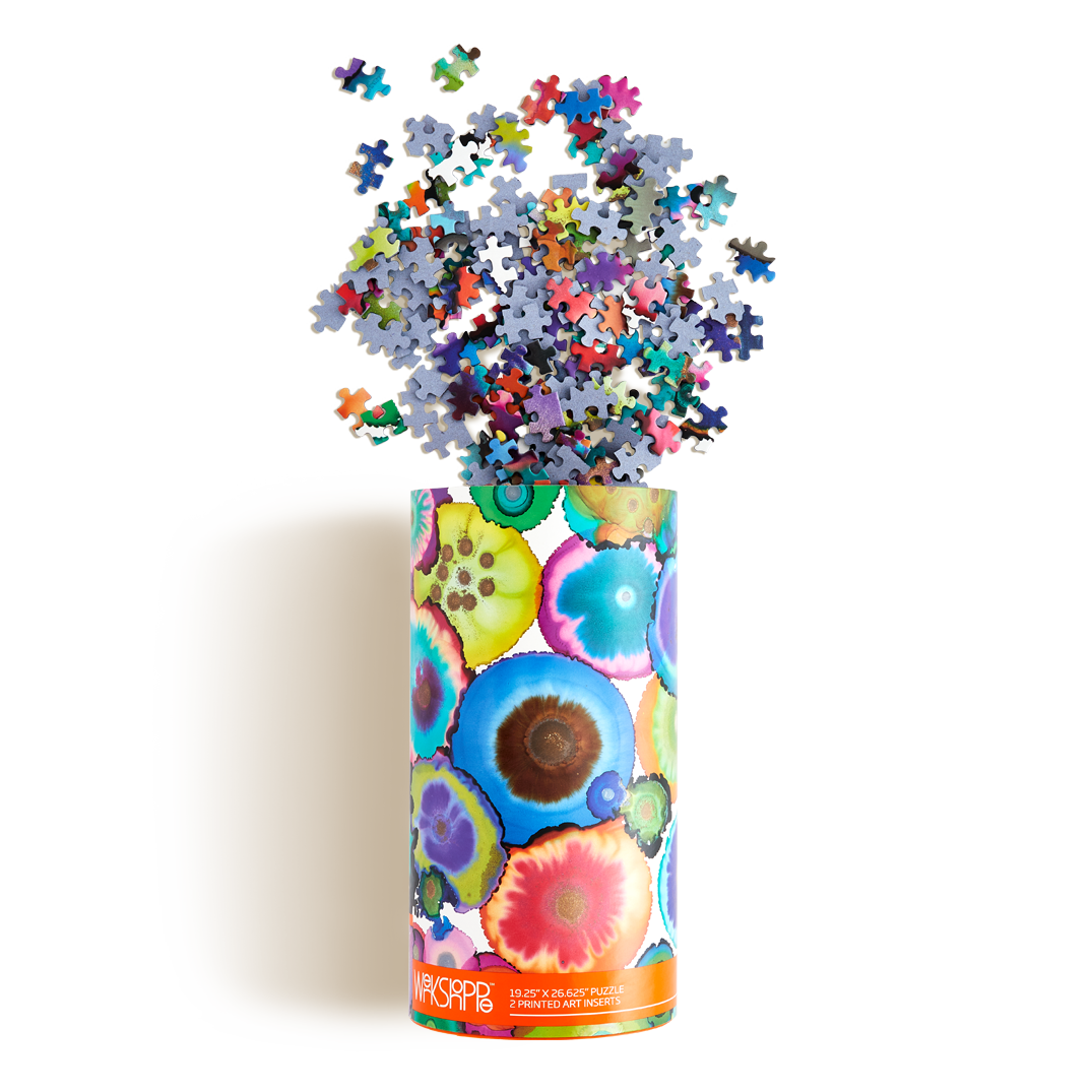 Werkshoppe Geodes Puzzle by Laura Van Horne