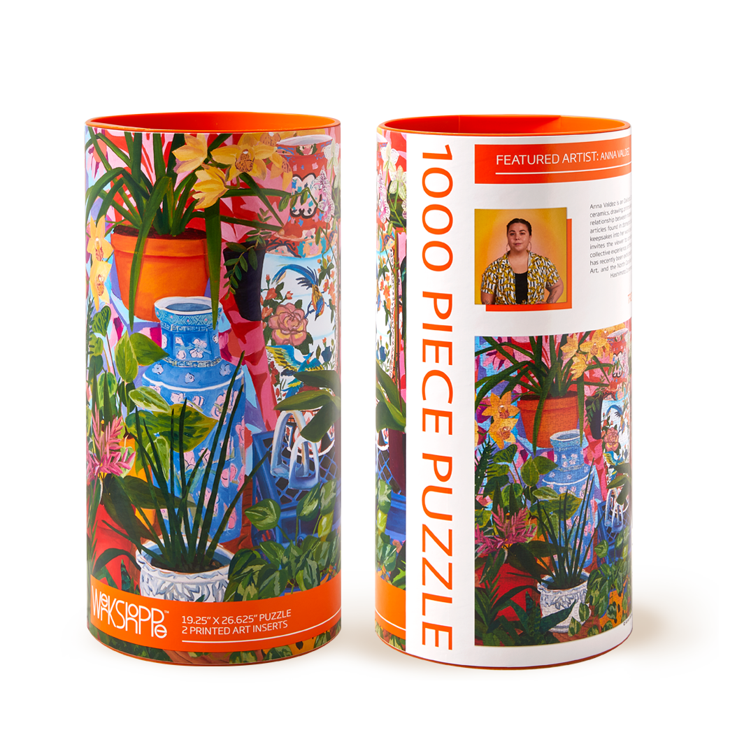 Werkshoppe Tropical Vases Puzzle by Anna Valdez