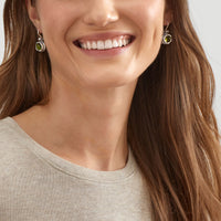 Silpada 'Daintree' Natural Green Quartz Drop Earring