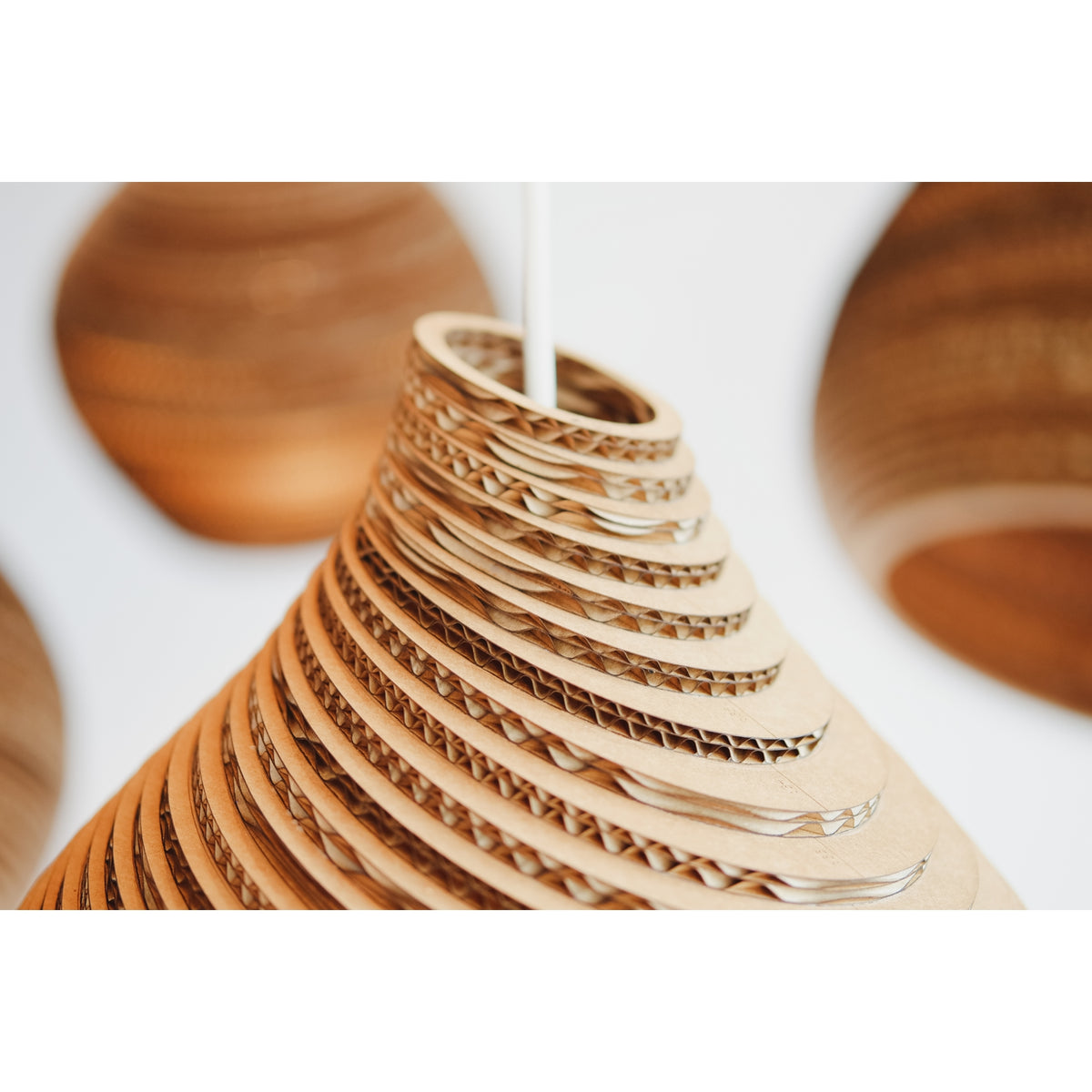 Graypants Scraplights Natural Hive Pendant Light