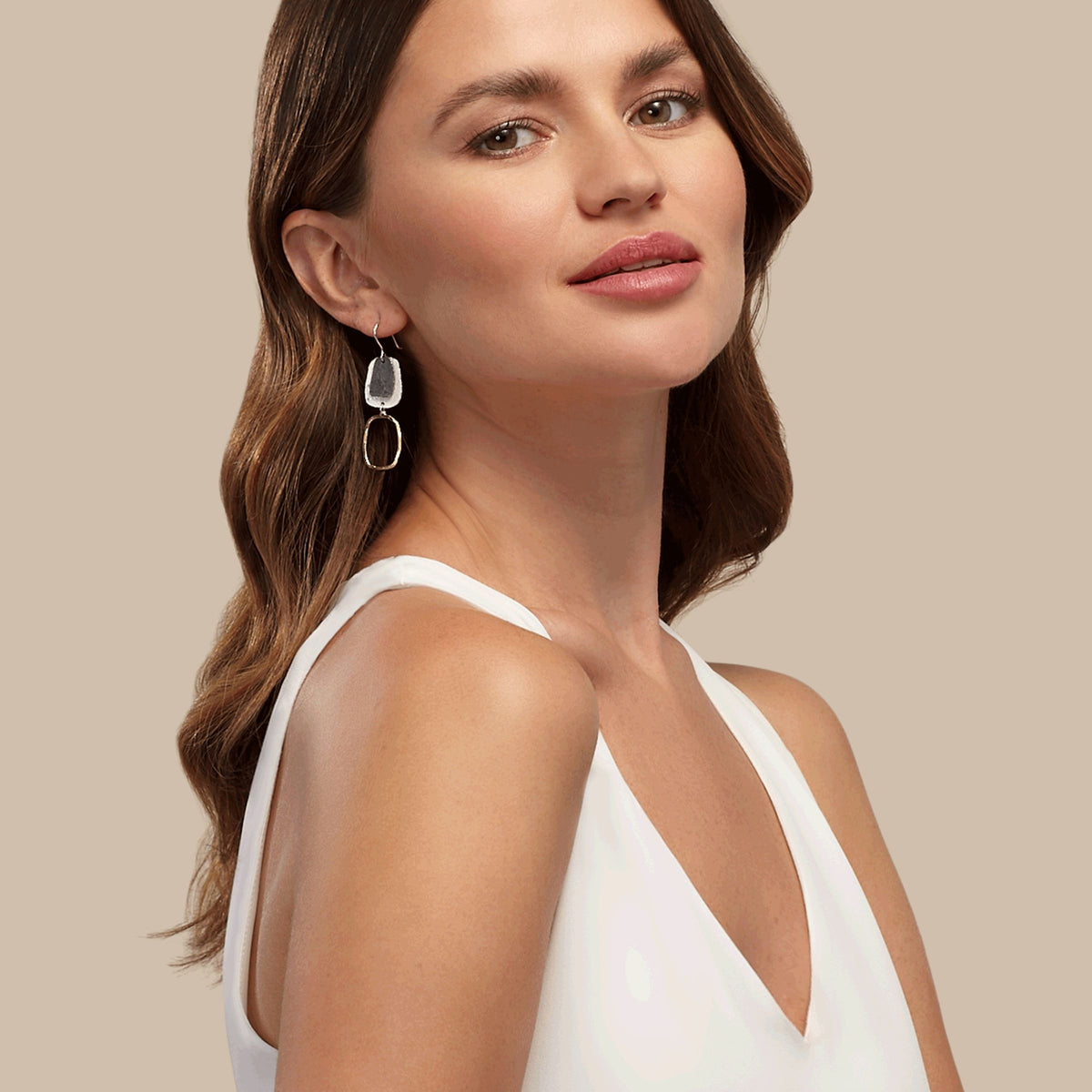 Silpada 'Organza' 3-Tone Drop Earrings