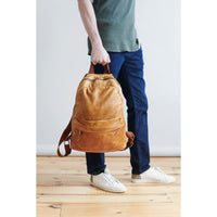 Latico Leather Sheldon Backpack - Cognac