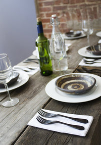 KNORK Black Matte Titanium Flatware - 20 Piece Set