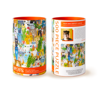 Werkshoppe Cat Plant Exchange Puzzle | 500 Piece Puzzle