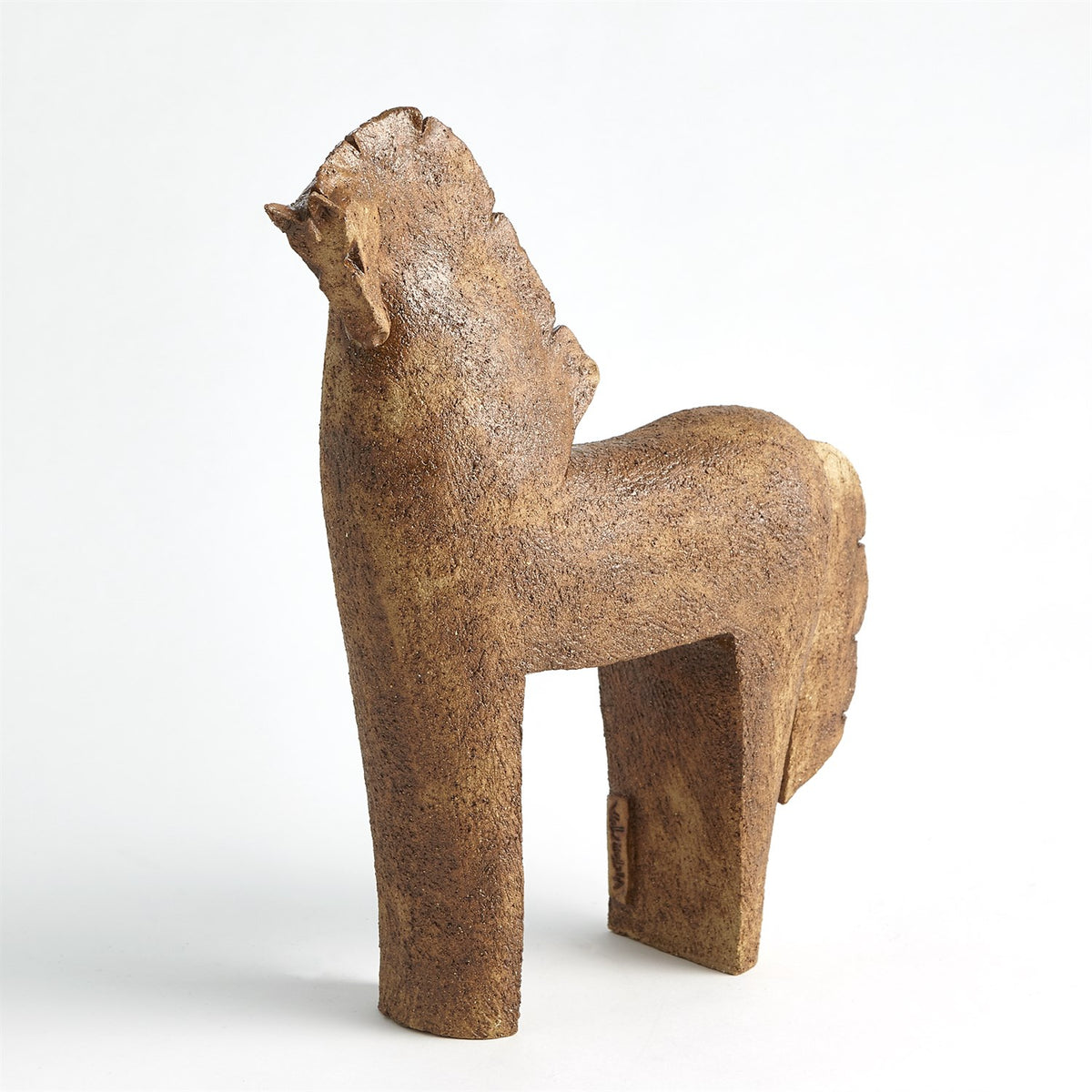 Global Views Terracotta Tall Horse