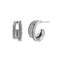 Silpada 'Above & Beyond' Hoop Earrings in Sterling