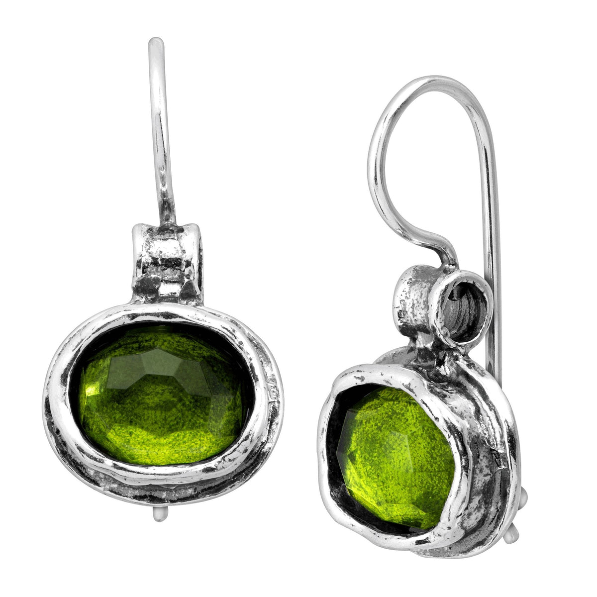 Silpada 'Daintree' Natural Green Quartz Drop Earring