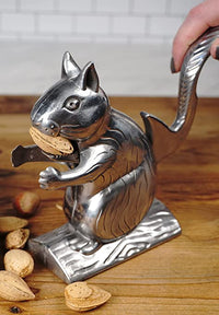 RSVP International Nuts Nutty Squirrel Nutcracker, Stainless Steel