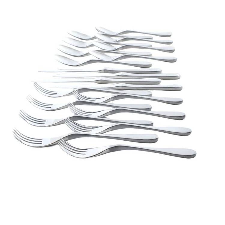 KNORK Duo Chromium and Nickel Flatware - 20 Piece Set