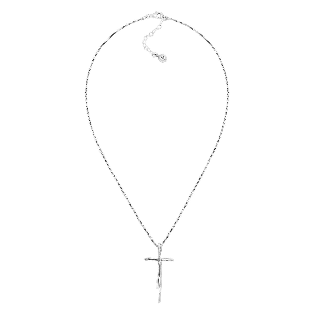Silpada 'Organic Cross' Pendant Necklace in Sterling Silver