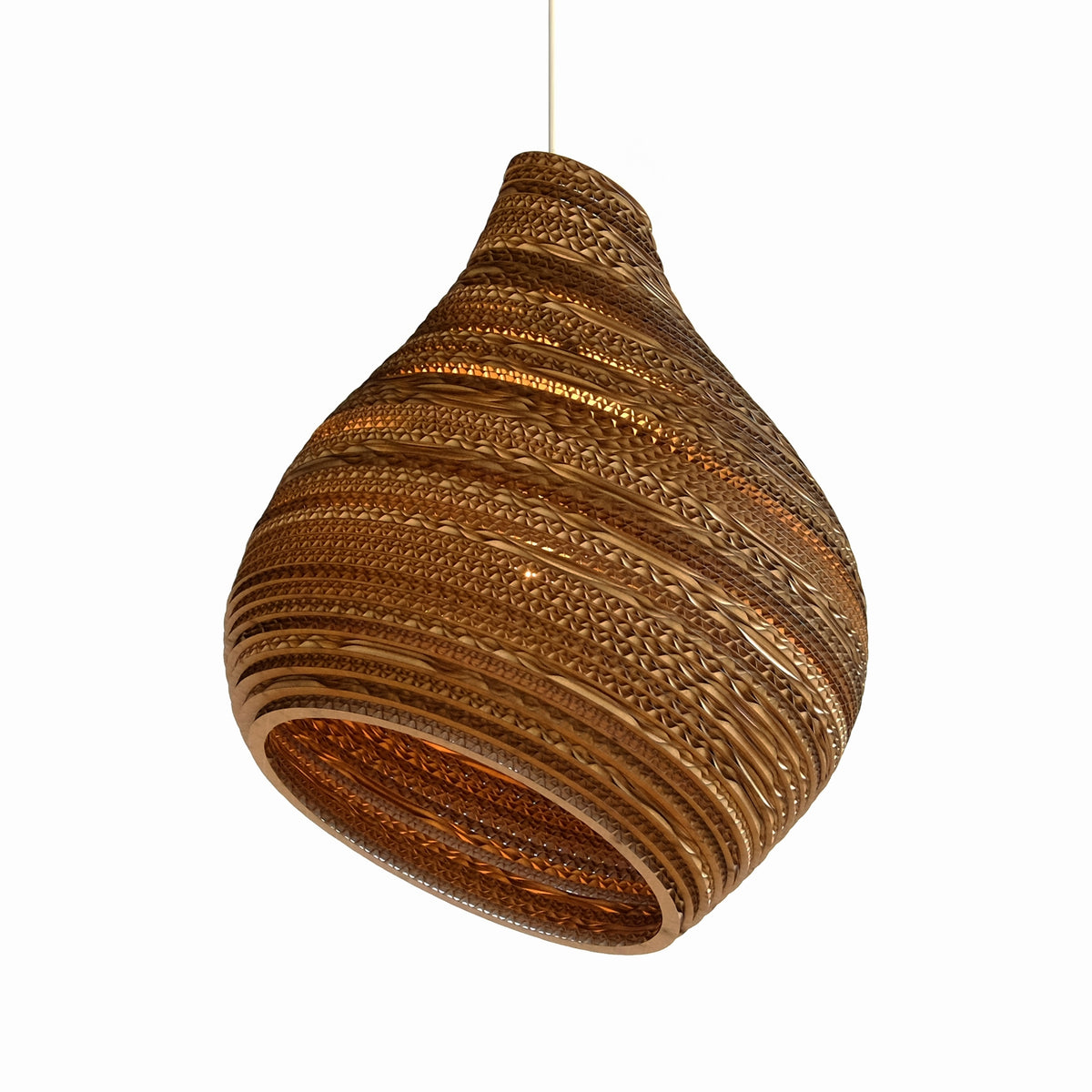 Graypants Scraplights Natural Hive Pendant Light