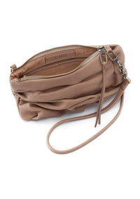 Hobo Dare Crossbody, Taupe, Soft Hide