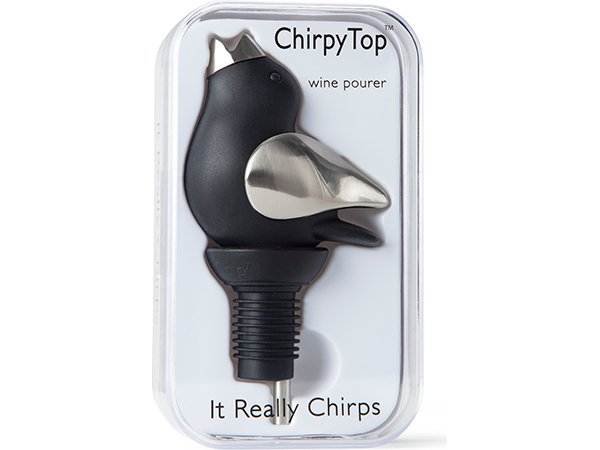 Chirpy Top Wine Pourer by Gurgle Pot