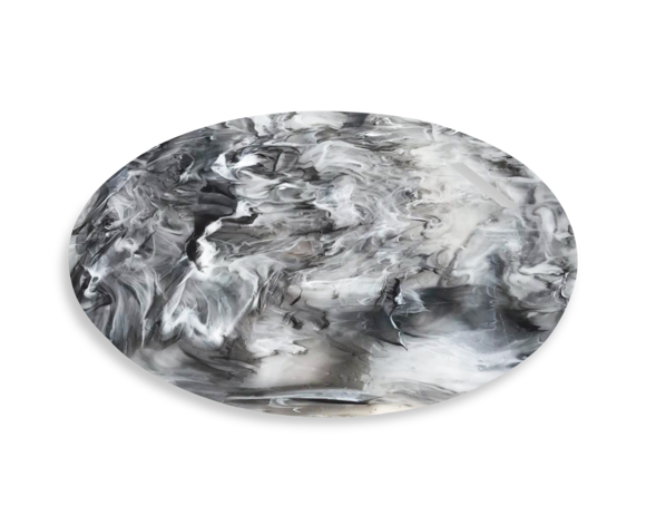 Resinware Australia Round Chopping Board - Black Swirl