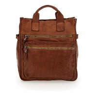 Campomaggi Gelso Shopping Bag/Backpack in cognac leather