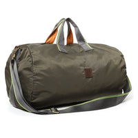 Campomaggi Weekend Bag Nylon + Cow Teodorano Print Military Green