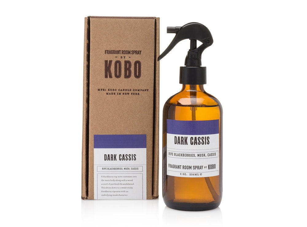 KOBO Room Spray Bourbon 1792 Dark Cassis, Modena Leather, Stoneflower