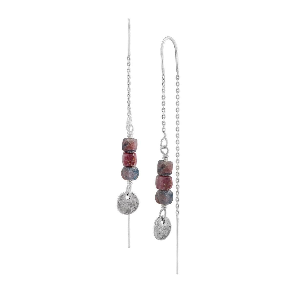Silpada 'Tall Tales' Threader Natural Tourmaline Earring