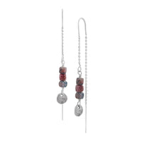Silpada 'Tall Tales' Threader Natural Tourmaline Earring