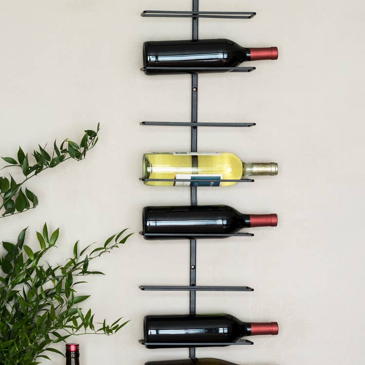 Vertical wine rack wall mount hot sale