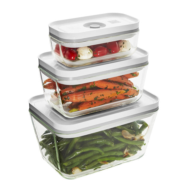 ZWILLING Fresh & Save Vacuum Sealer Machine Starter Set, Sous Vide Bags, Meal prep, Airtight Food Storage Containers
