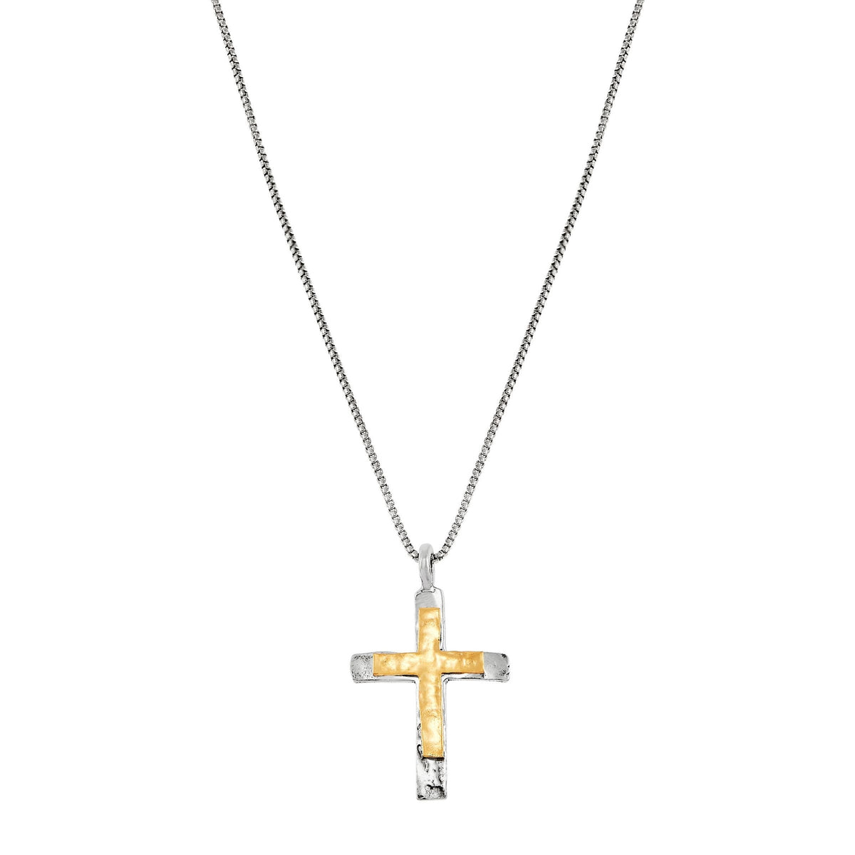 Silpada 'Melded Cross' Necklace Pendant in 14K Gold Plated