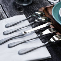 KNORK Duo Chromium and Nickel Flatware - 20 Piece Set