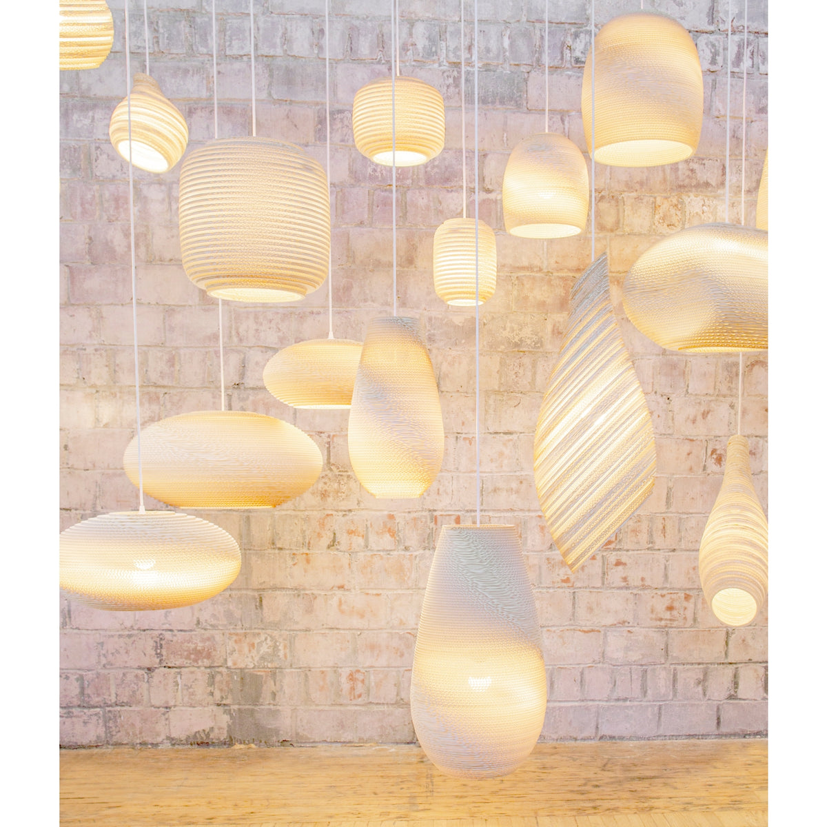 Graypants Scraplights White Hive Pendant Light