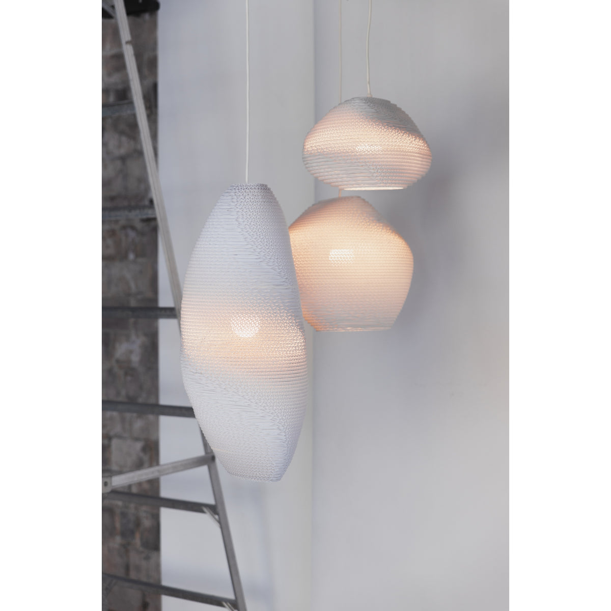 Graypants Scraplights Pebbles Alki Pendant Light