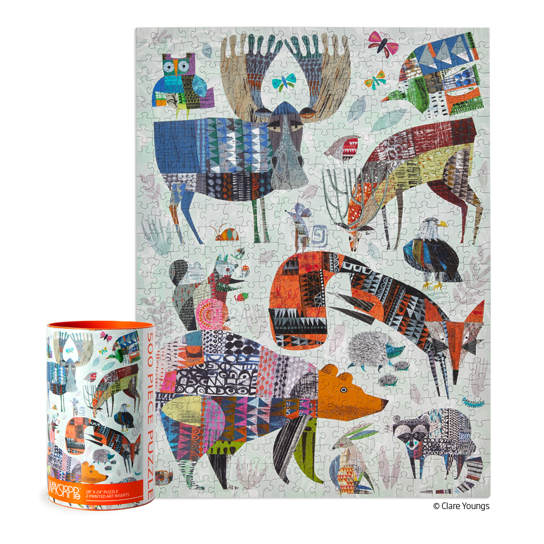 Werkshoppe Woodland Creatures | 500 Piece Jigsaw Puzzle