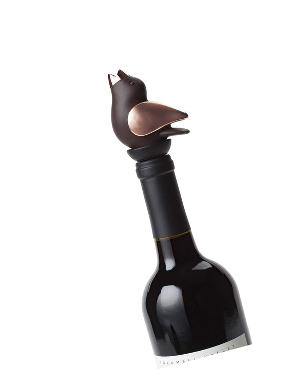 Chirpy Top Wine Pourer by Gurgle Pot
