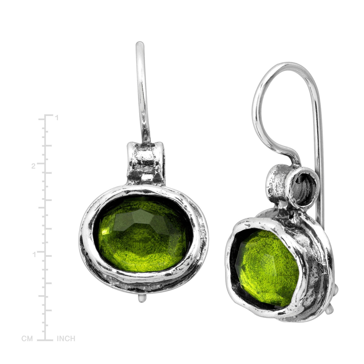 Silpada 'Daintree' Natural Green Quartz Drop Earring